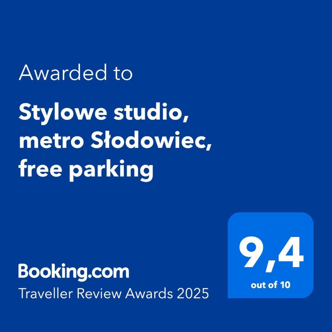 Stylowe Studio Krzemieniecka, Metro Slodowiec, Free Parking By Cosmo Spirit Варшава Екстериор снимка